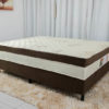 Cama Box Casal Ortopédica Marrom 138×188  Nosso Sonho