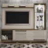 Home Ravena Para TV até 65 Polegadas Off White/Ypê